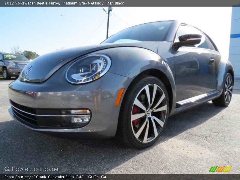 Platinum Gray Metallic / Titan Black 2012 Volkswagen Beetle Turbo