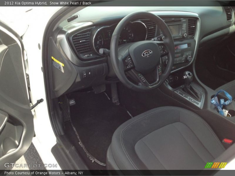 Snow White Pearl / Black 2012 Kia Optima Hybrid