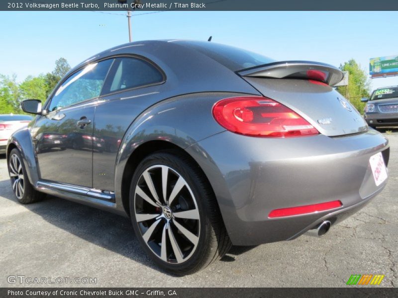 Platinum Gray Metallic / Titan Black 2012 Volkswagen Beetle Turbo