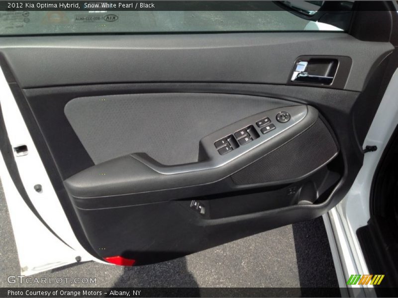 Snow White Pearl / Black 2012 Kia Optima Hybrid