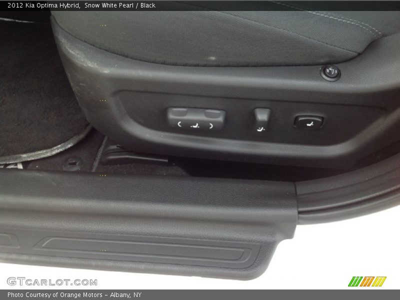 Snow White Pearl / Black 2012 Kia Optima Hybrid