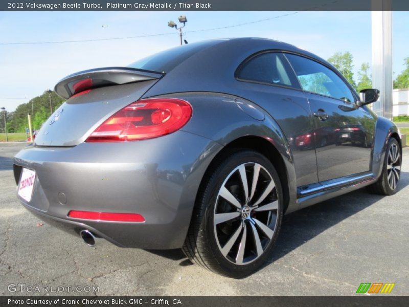 Platinum Gray Metallic / Titan Black 2012 Volkswagen Beetle Turbo