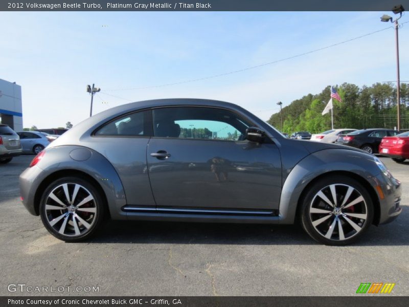 Platinum Gray Metallic / Titan Black 2012 Volkswagen Beetle Turbo