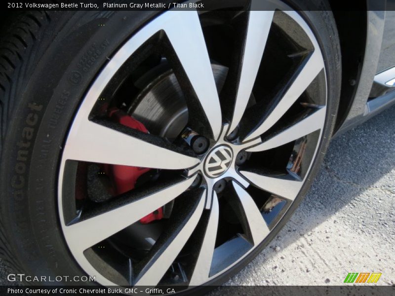 Platinum Gray Metallic / Titan Black 2012 Volkswagen Beetle Turbo