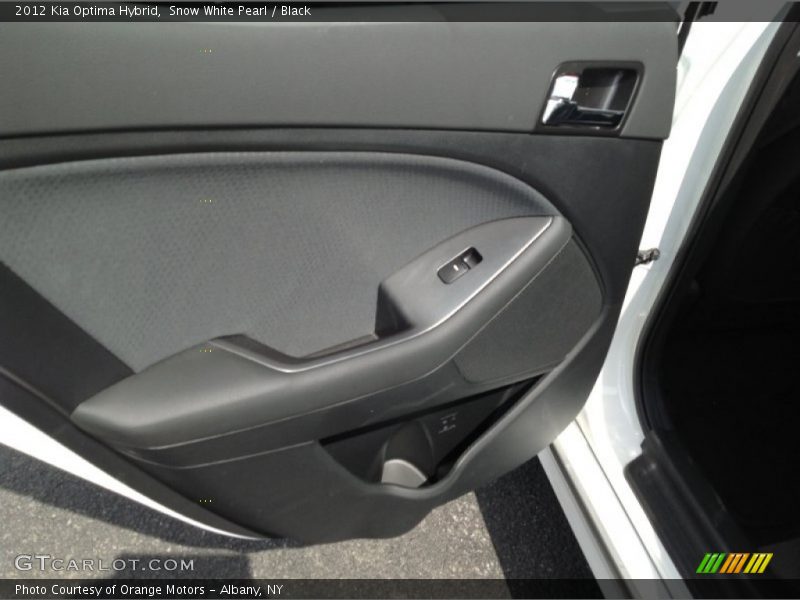 Snow White Pearl / Black 2012 Kia Optima Hybrid