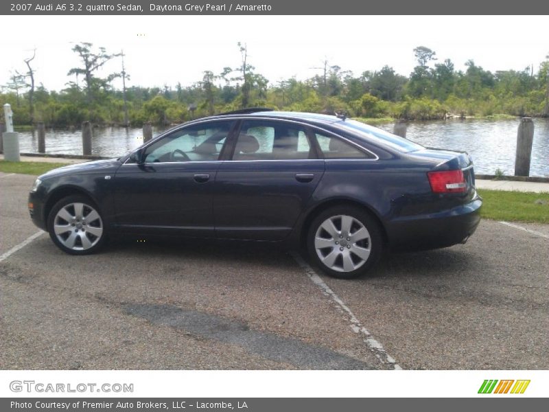 Daytona Grey Pearl / Amaretto 2007 Audi A6 3.2 quattro Sedan