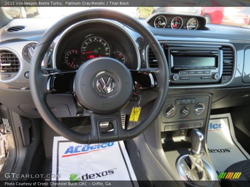 Platinum Gray Metallic / Titan Black 2012 Volkswagen Beetle Turbo