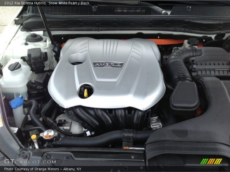 Snow White Pearl / Black 2012 Kia Optima Hybrid