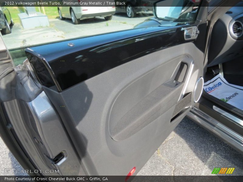 Platinum Gray Metallic / Titan Black 2012 Volkswagen Beetle Turbo