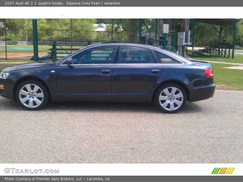 Daytona Grey Pearl / Amaretto 2007 Audi A6 3.2 quattro Sedan