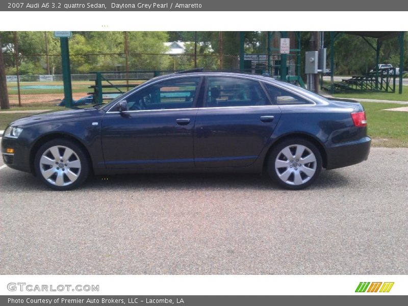 Daytona Grey Pearl / Amaretto 2007 Audi A6 3.2 quattro Sedan