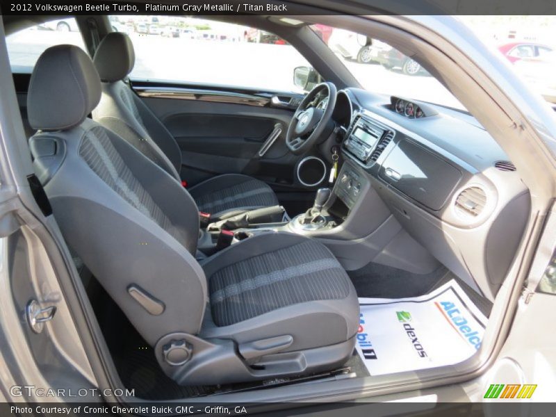 Platinum Gray Metallic / Titan Black 2012 Volkswagen Beetle Turbo