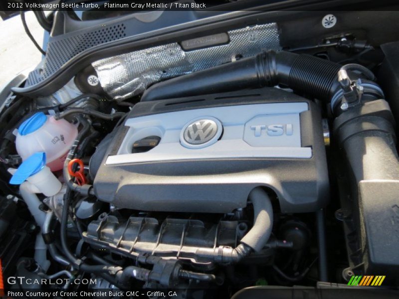Platinum Gray Metallic / Titan Black 2012 Volkswagen Beetle Turbo