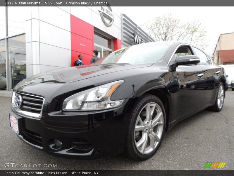 Crimson Black / Charcoal 2012 Nissan Maxima 3.5 SV Sport