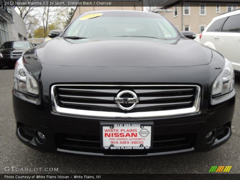 Crimson Black / Charcoal 2012 Nissan Maxima 3.5 SV Sport