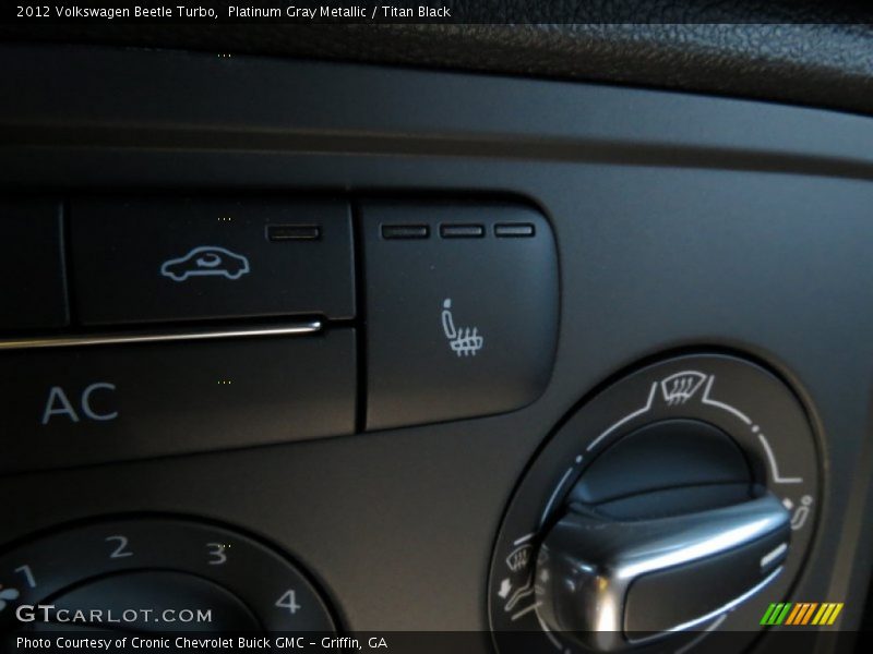 Platinum Gray Metallic / Titan Black 2012 Volkswagen Beetle Turbo