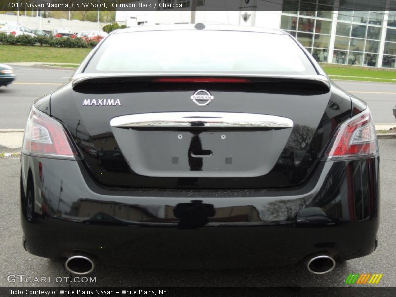 Crimson Black / Charcoal 2012 Nissan Maxima 3.5 SV Sport