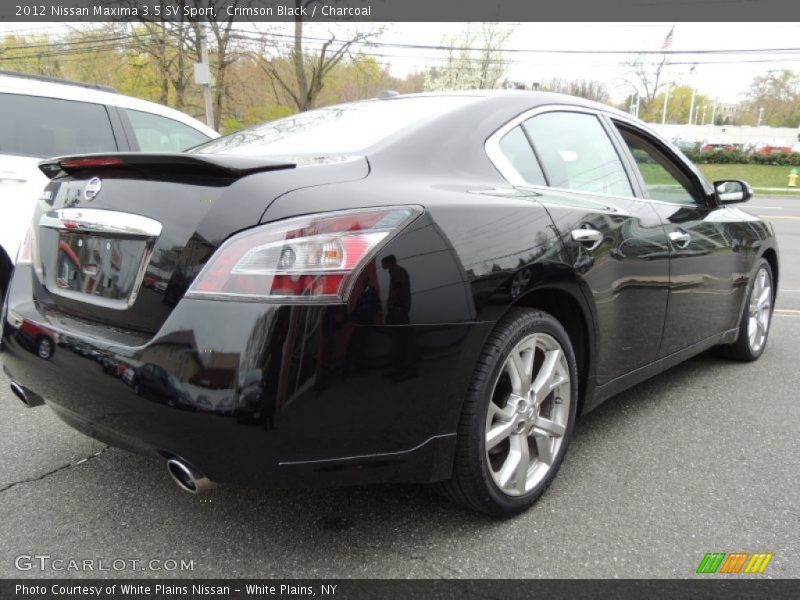 Crimson Black / Charcoal 2012 Nissan Maxima 3.5 SV Sport