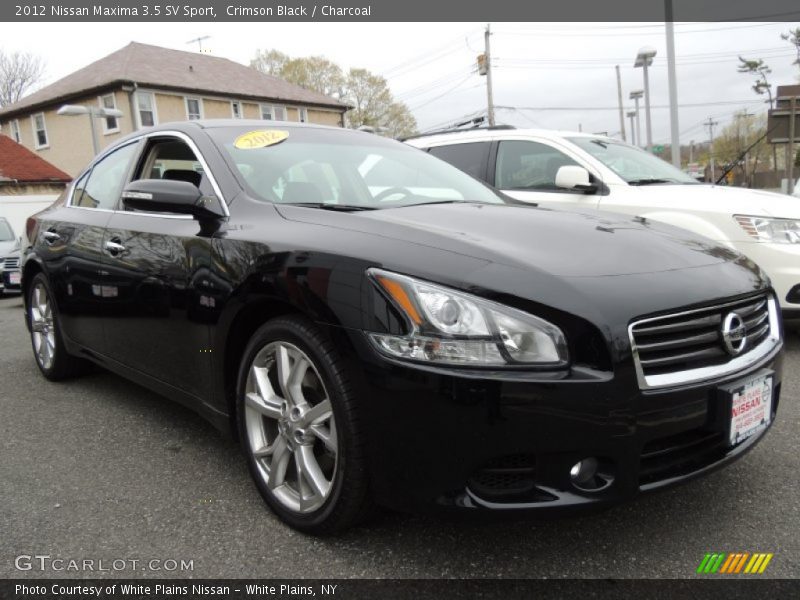 Crimson Black / Charcoal 2012 Nissan Maxima 3.5 SV Sport