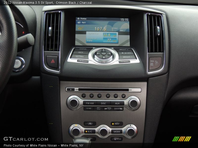 Crimson Black / Charcoal 2012 Nissan Maxima 3.5 SV Sport