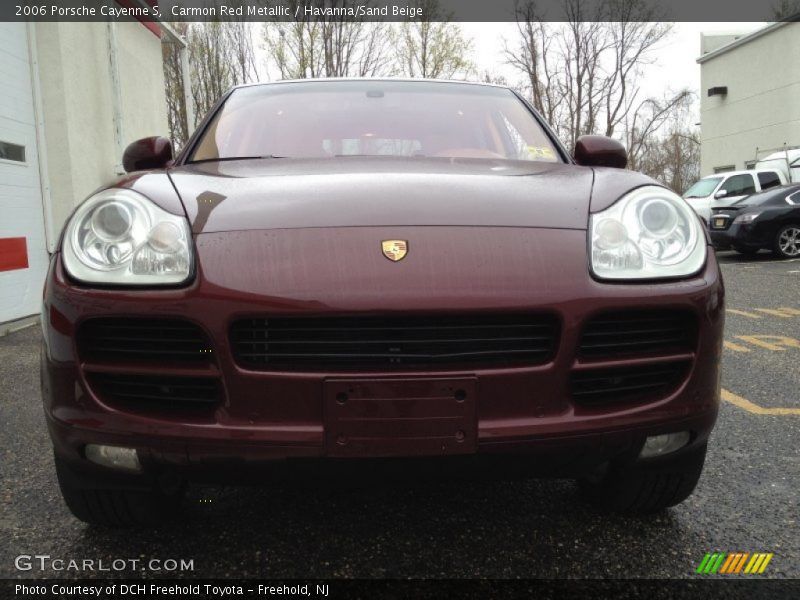 Carmon Red Metallic / Havanna/Sand Beige 2006 Porsche Cayenne S