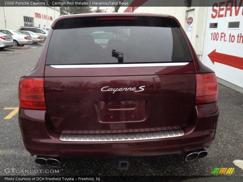 Carmon Red Metallic / Havanna/Sand Beige 2006 Porsche Cayenne S