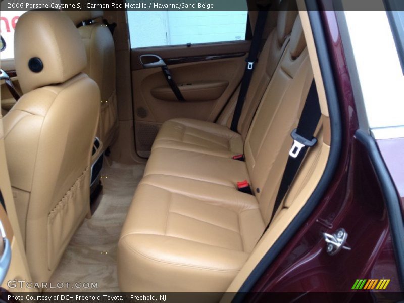 Rear Seat of 2006 Cayenne S