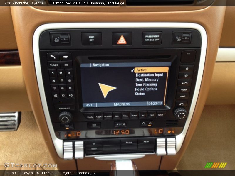 Controls of 2006 Cayenne S