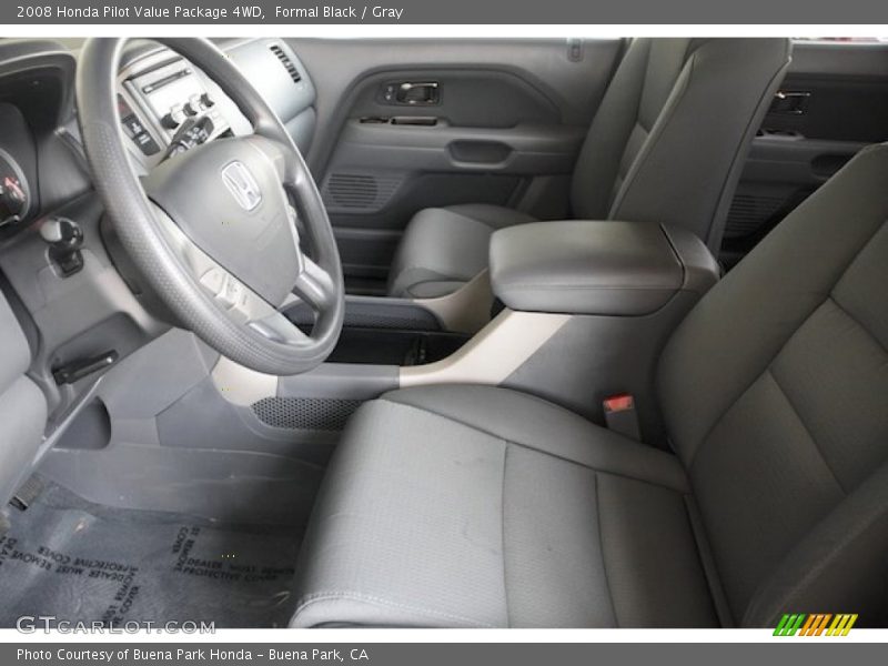 Formal Black / Gray 2008 Honda Pilot Value Package 4WD