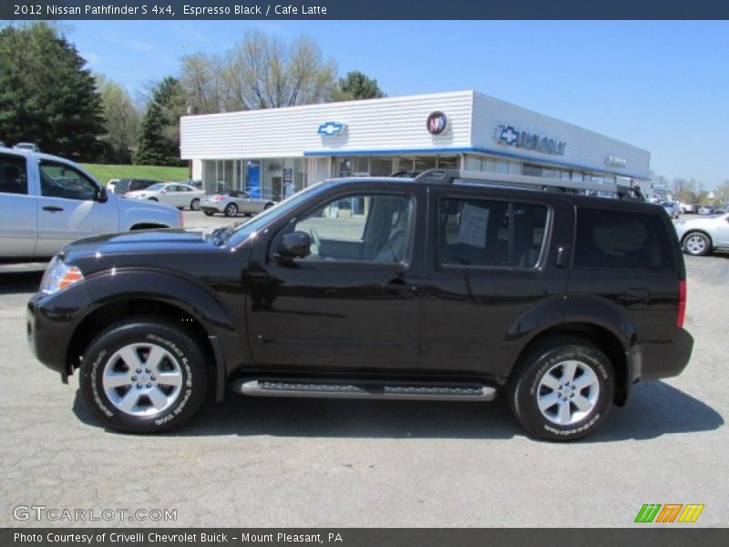 Espresso Black / Cafe Latte 2012 Nissan Pathfinder S 4x4