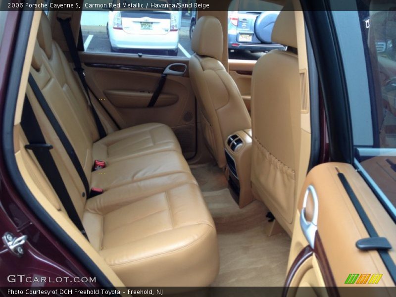 Rear Seat of 2006 Cayenne S