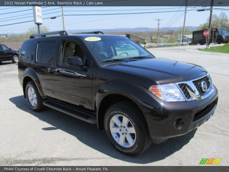 Espresso Black / Cafe Latte 2012 Nissan Pathfinder S 4x4