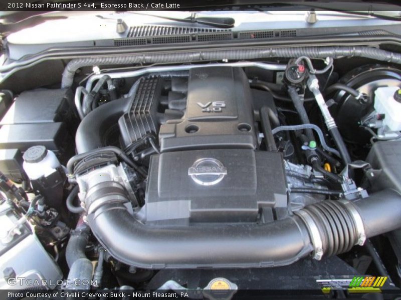 Espresso Black / Cafe Latte 2012 Nissan Pathfinder S 4x4