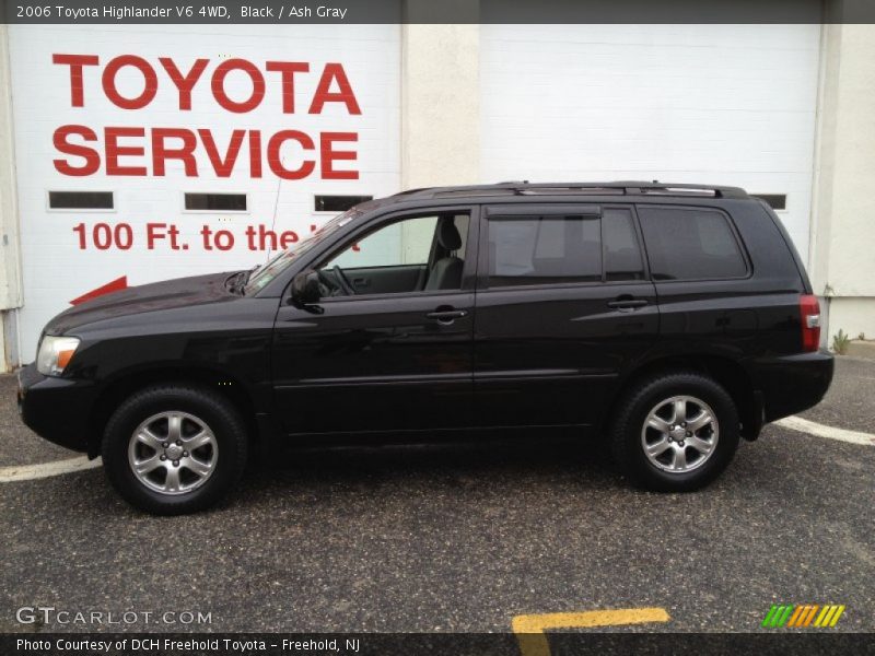 Black / Ash Gray 2006 Toyota Highlander V6 4WD