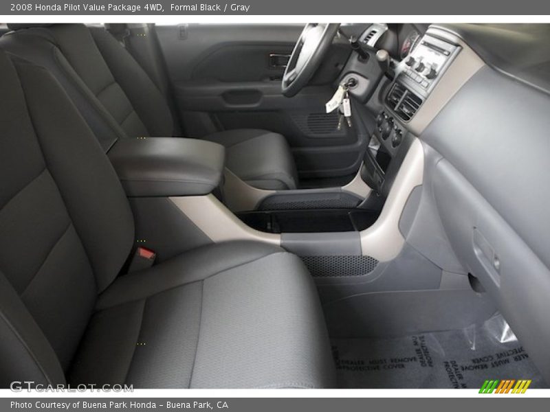 Formal Black / Gray 2008 Honda Pilot Value Package 4WD