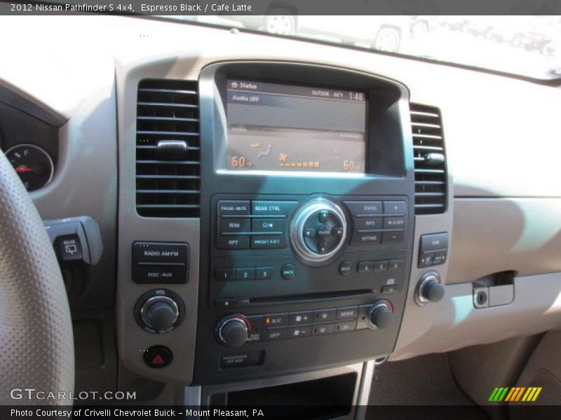 Espresso Black / Cafe Latte 2012 Nissan Pathfinder S 4x4