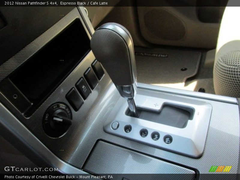 Espresso Black / Cafe Latte 2012 Nissan Pathfinder S 4x4