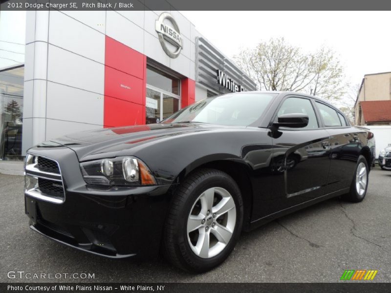 Pitch Black / Black 2012 Dodge Charger SE