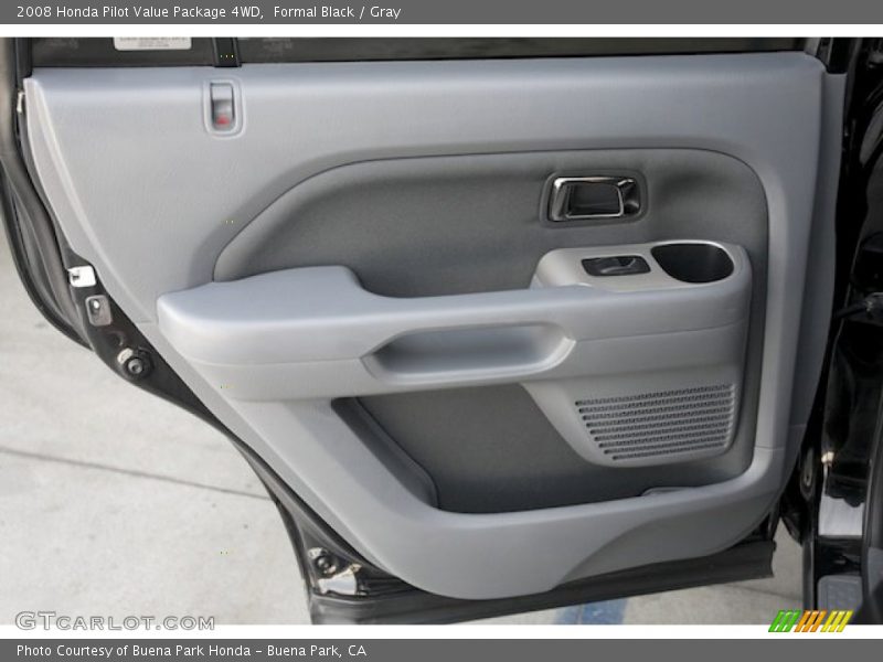 Formal Black / Gray 2008 Honda Pilot Value Package 4WD