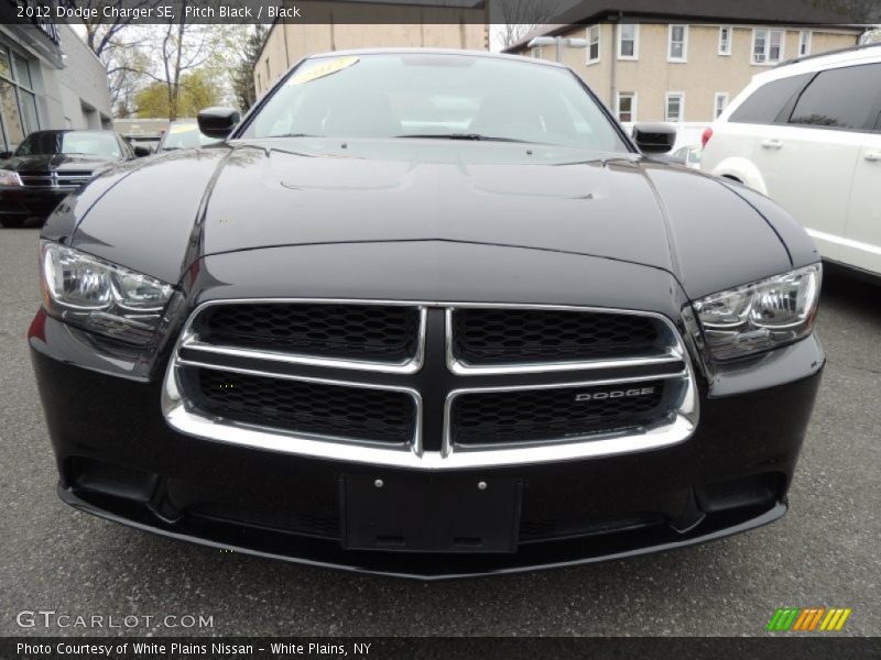 Pitch Black / Black 2012 Dodge Charger SE