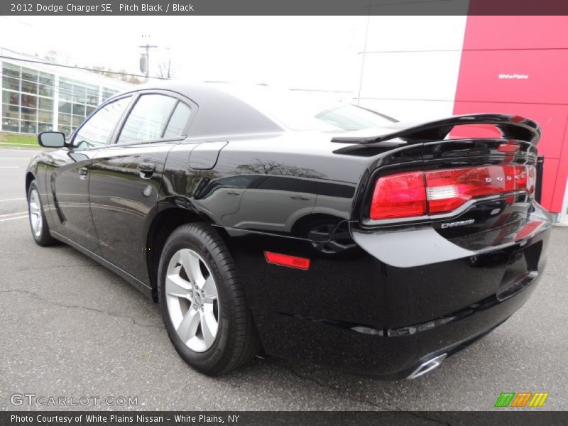 Pitch Black / Black 2012 Dodge Charger SE