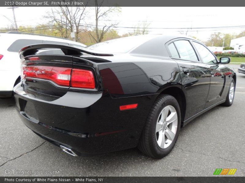 Pitch Black / Black 2012 Dodge Charger SE