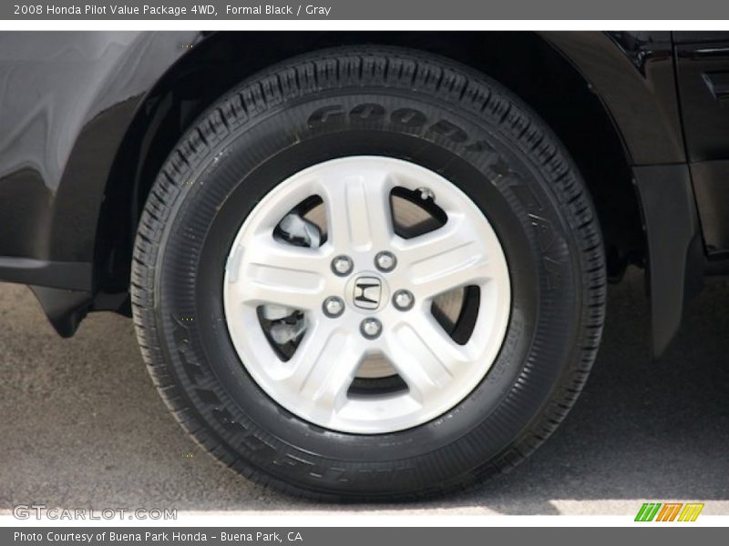 Formal Black / Gray 2008 Honda Pilot Value Package 4WD