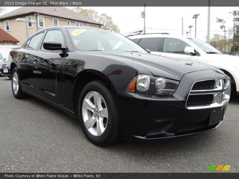 Pitch Black / Black 2012 Dodge Charger SE