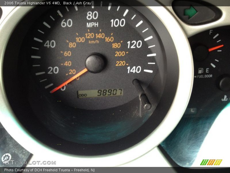 Black / Ash Gray 2006 Toyota Highlander V6 4WD