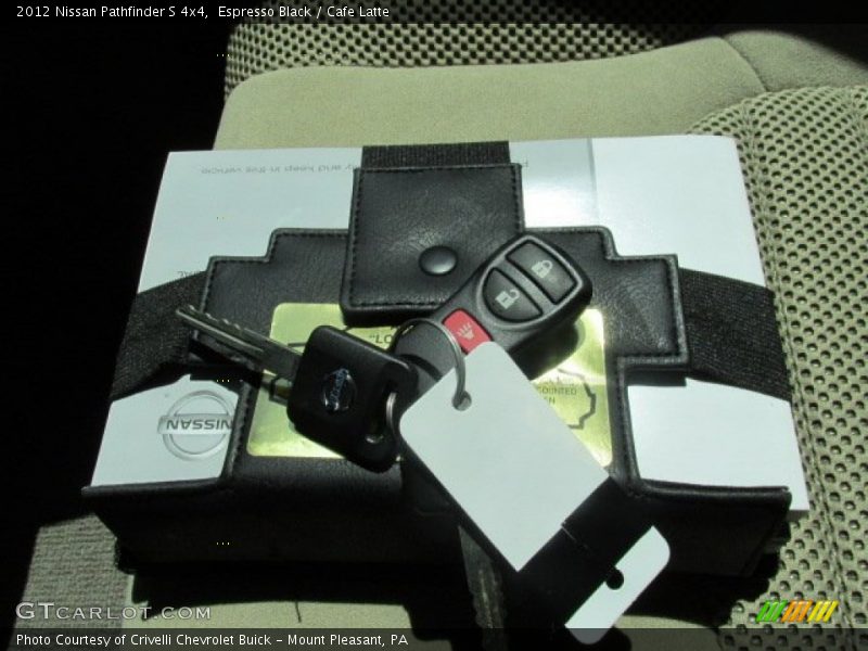 Espresso Black / Cafe Latte 2012 Nissan Pathfinder S 4x4