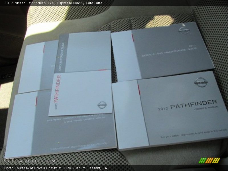 Espresso Black / Cafe Latte 2012 Nissan Pathfinder S 4x4