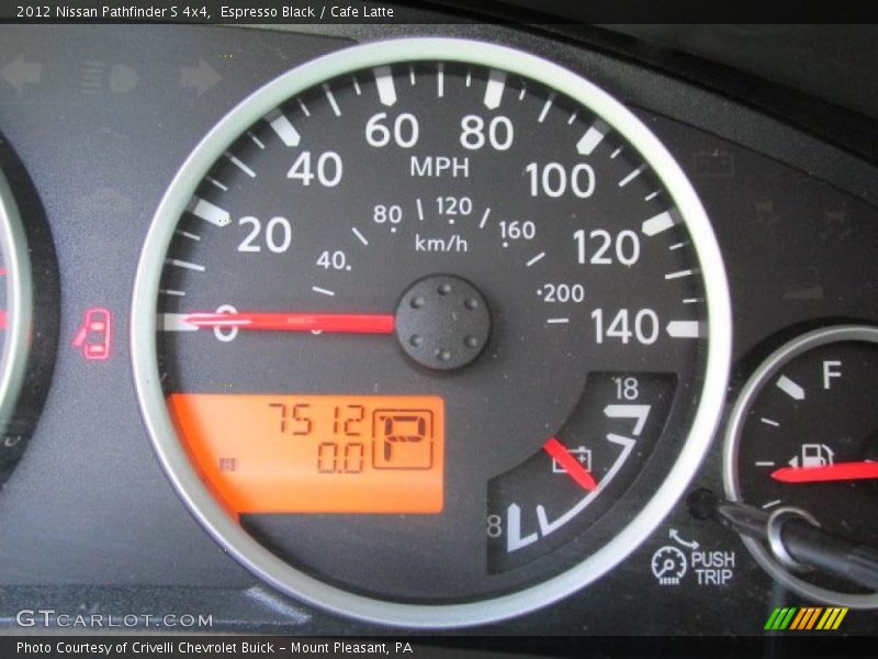 Espresso Black / Cafe Latte 2012 Nissan Pathfinder S 4x4