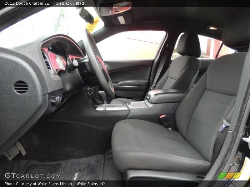 Pitch Black / Black 2012 Dodge Charger SE