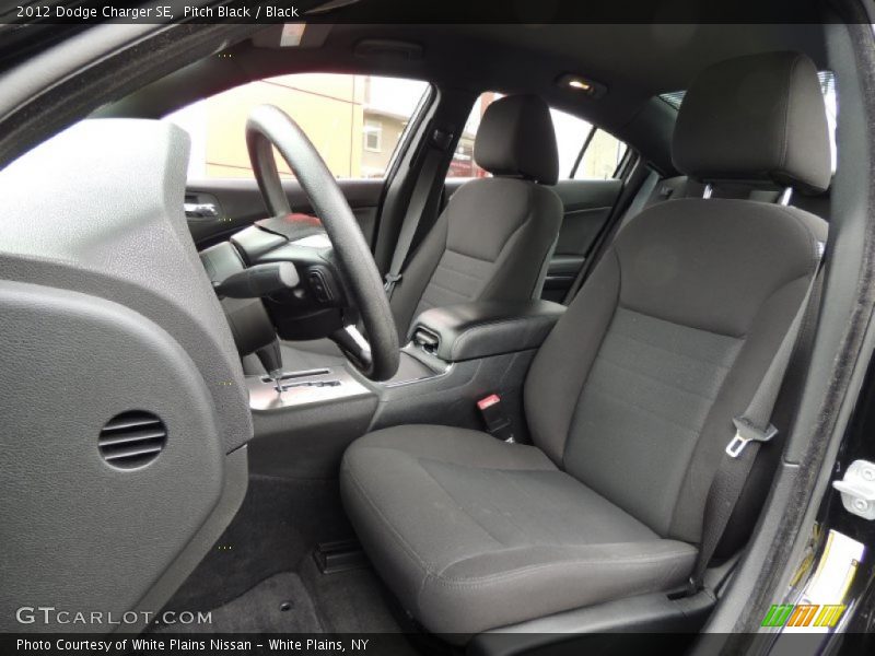 Pitch Black / Black 2012 Dodge Charger SE